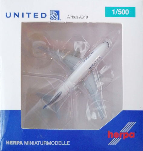 Herpa Wings United Airlines - Airbus Industries A319-131 - N855UA - 526883