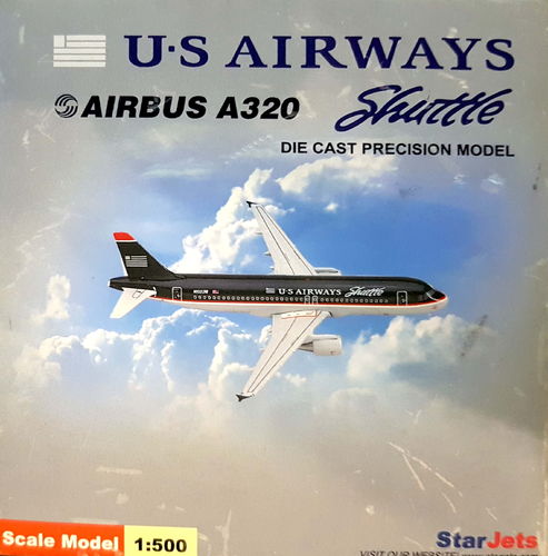 StarJets US Airways Shuttle A320-214 1:500 - SJUSA113