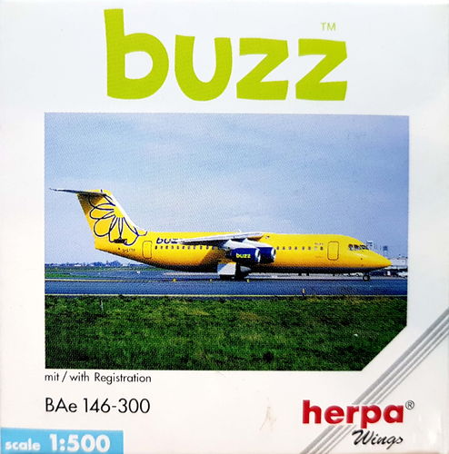Herpa Wings Buzz BAe 146-300 1:500 - 513005