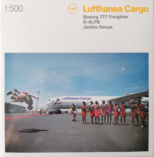 Herpa Wings Lufthansa Cargo - Boeing B 777-FBT - D-ALFB JAMBO KENYA - 524292-001