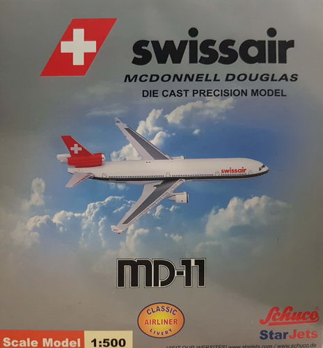 StarJets Schuco Swissair MD-11 1:500 - 3557503