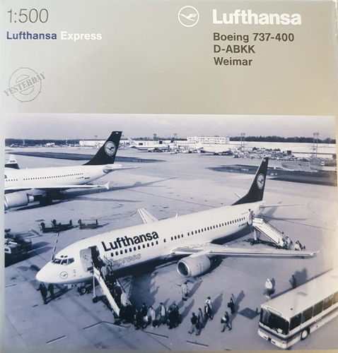 Herpa Wings Lufthansa B 737-430 1:500 - 516150 - WEIMAR - D-ABKK