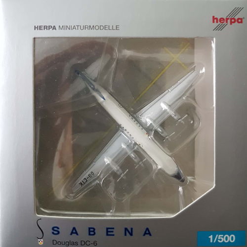 Herpa Wings Sabena DC-6 1:500 - 515481