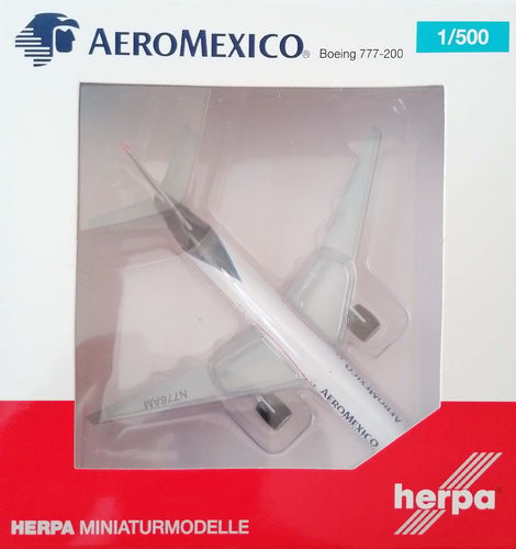 Herpa Wings Aeromexico - Boeing B 777-2Q8ER - N774AM - 524483
