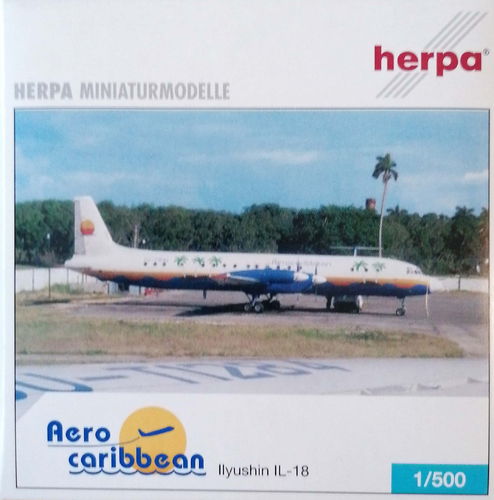 Herpa Wings Aerocaribbean - Ilyushin IL-18D - CU-T1532 - 514613