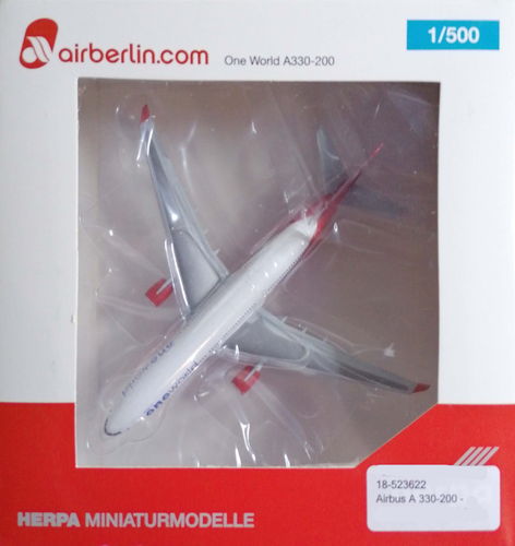 Herpa Wings Air Berlin - Airbus Industries A330-223 - D-ABXA - 523622