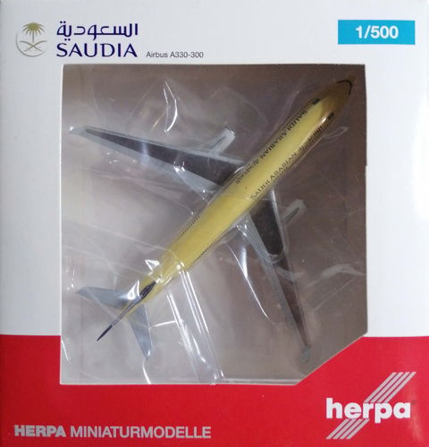Herpa Wings Saudia - Saudi Arabaian Airlines - Airbus Industries A330-343E - HZ-AQA - 523721