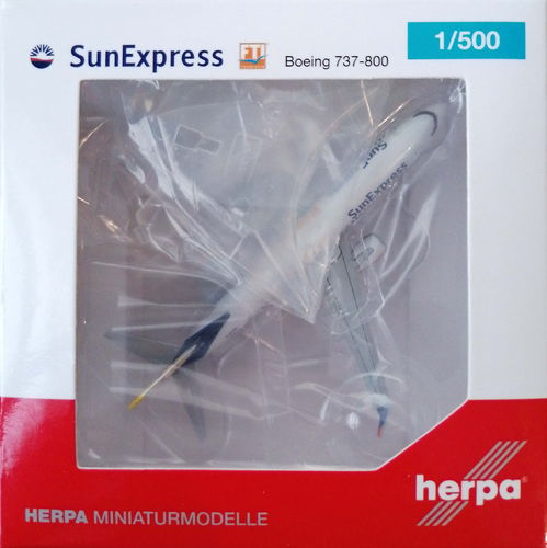 Herpa Wings  Sun Express Deutschland - "EL Gouna Shuttle" B 737-8HXWL - D-ASXP - 529198
