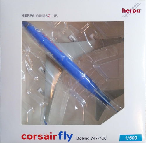 Herpa Wings Corsair - Boeing B 747-422 - F-GTUI - 1:500 - 519113