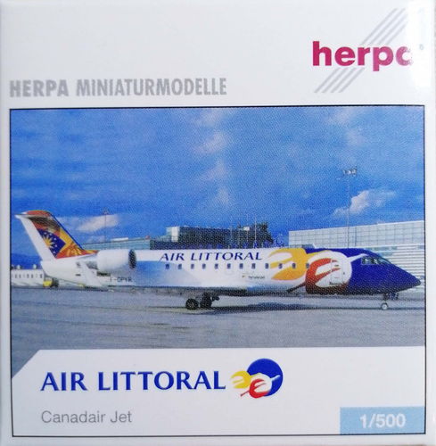 Herpa Wings Air Littoral - Bombardier CRJ100ER - F-GPTK - 513234
