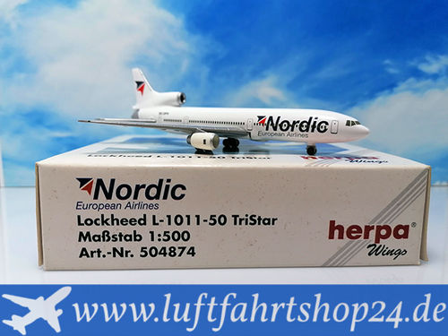 Herpa Wings Nordic European - Lockheed L-1011-385-1 - SE-DPX - 504874