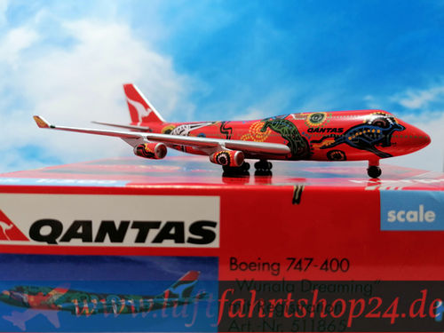 Herpa Wings Qantas Airways - Boeing B 747-438 - VH-OJB - 511865