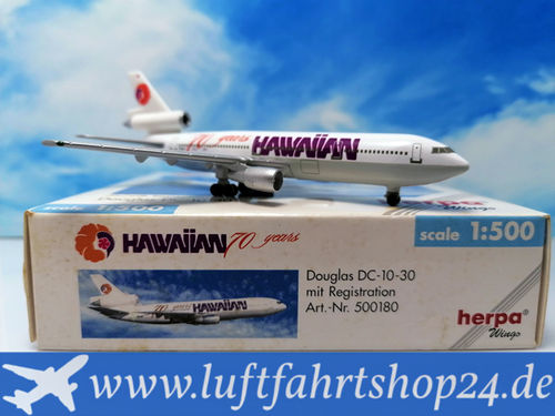 Herpa Wings Hawaiian Airlines - McDonnell Douglas DC-10-30 - N12061 - 500180