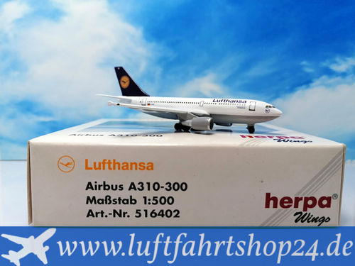 Herpa Wings Lufthansa - Airbus Industries A310-304  - 516402