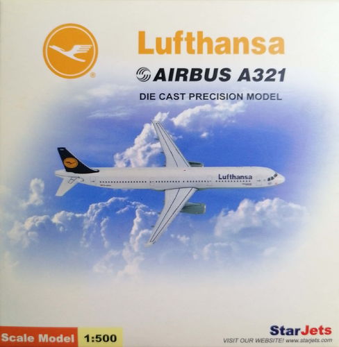 StarJets Lufthansa - Airbus Industries A321-131 - D-AIRA - 1:500 - SJDLH147