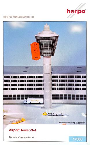 Herpa Zubehör Flughafengebäude Airport-Tower-Set 1:500 - 519670