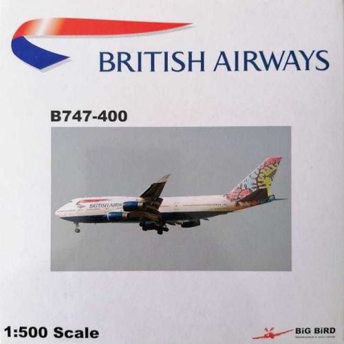 Bigbird British Airways - Boeing B 747-436 - G-BNLZ - 1:500