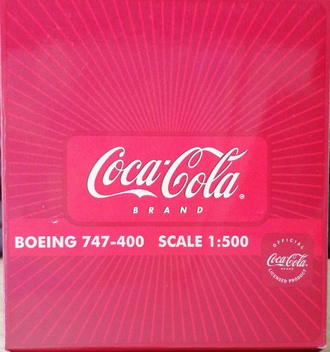 Herpa Wings Fantasy Coca Cola - Boeing B 747-400 - 1:500